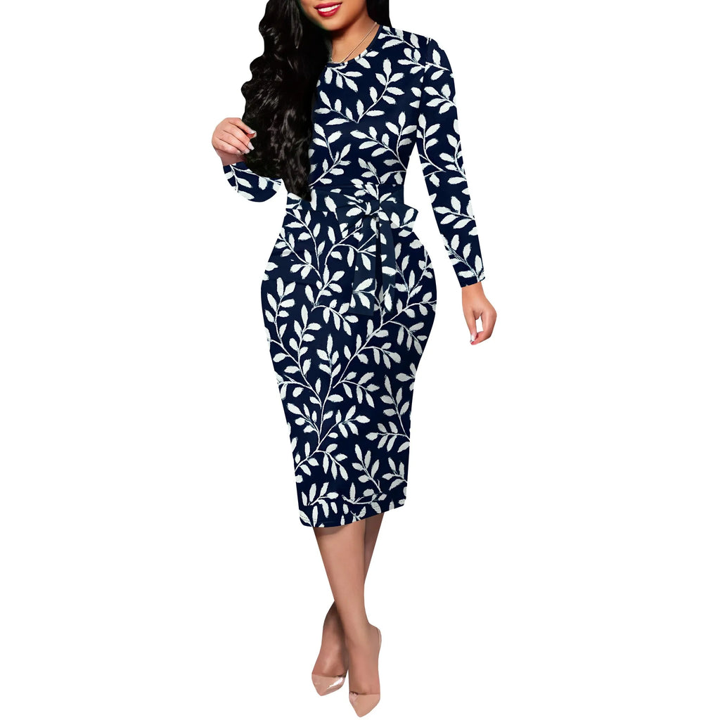 Women's Formal Church Dresses Elegant Midi Dress Office Pencil Dress for Work Funeral Cocktail Dresses