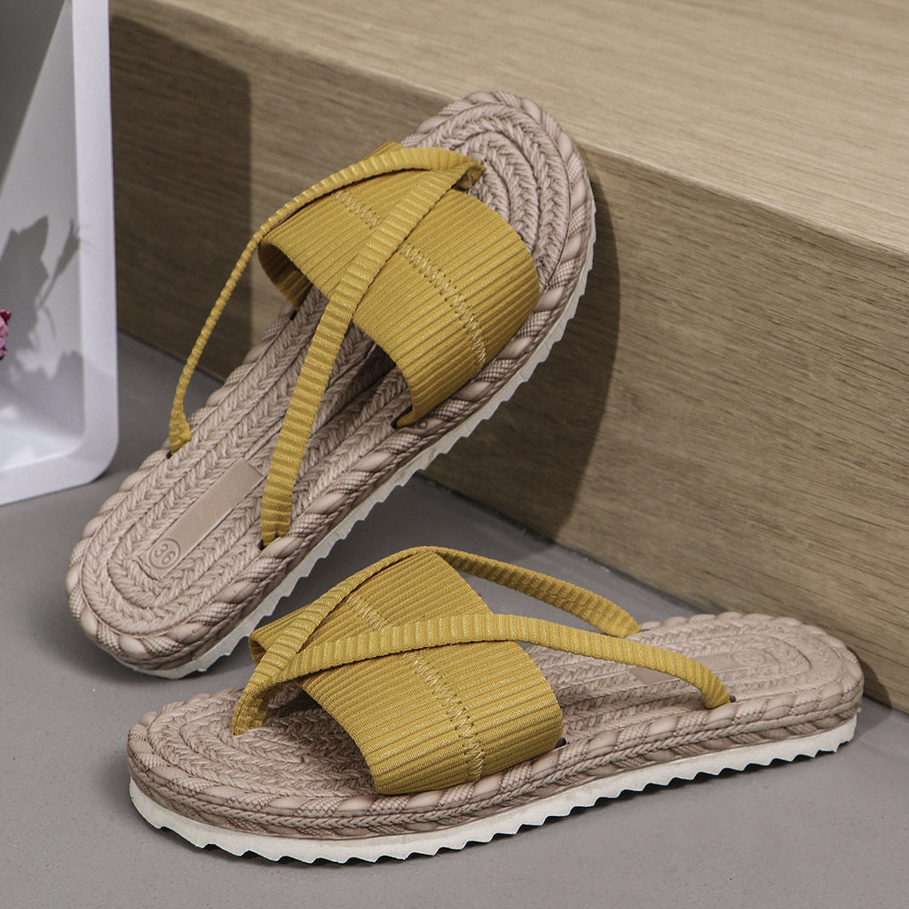 Women's  Beach Vacation Sandals Fashion Toe-Strap Flip-Flops Slipper