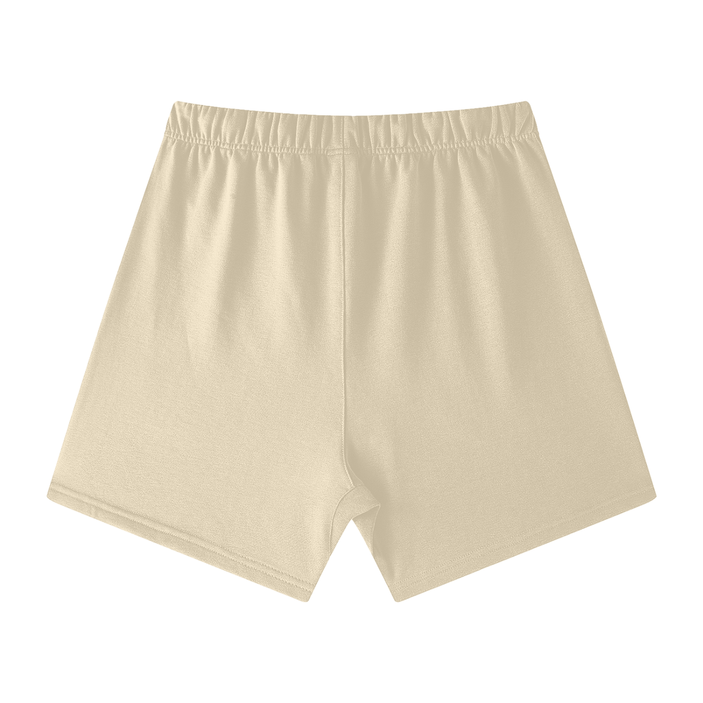Unisex Earth Tone Loose Fit Cotton Shorts