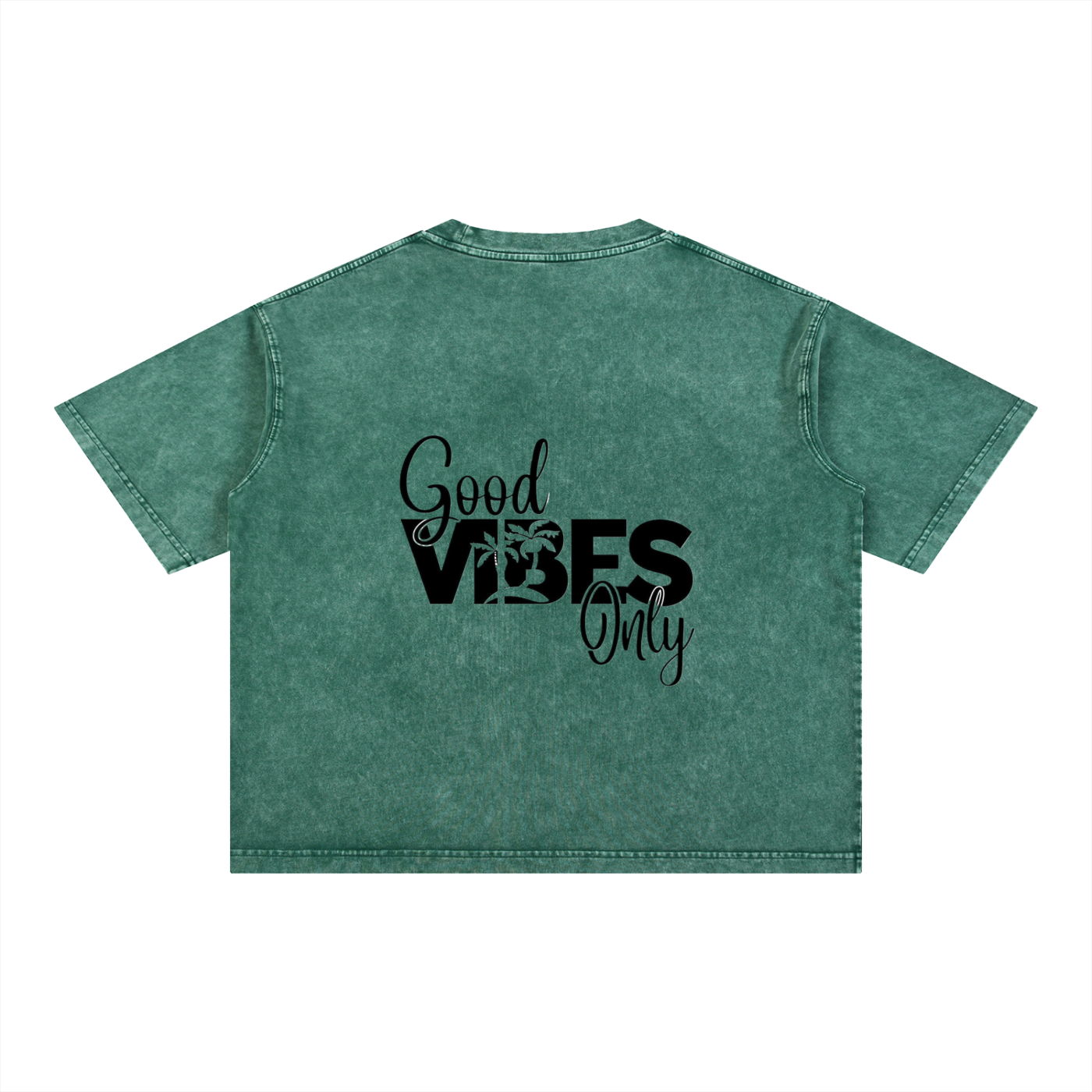 Mineral Wash Boxy Cotton T-Shirt