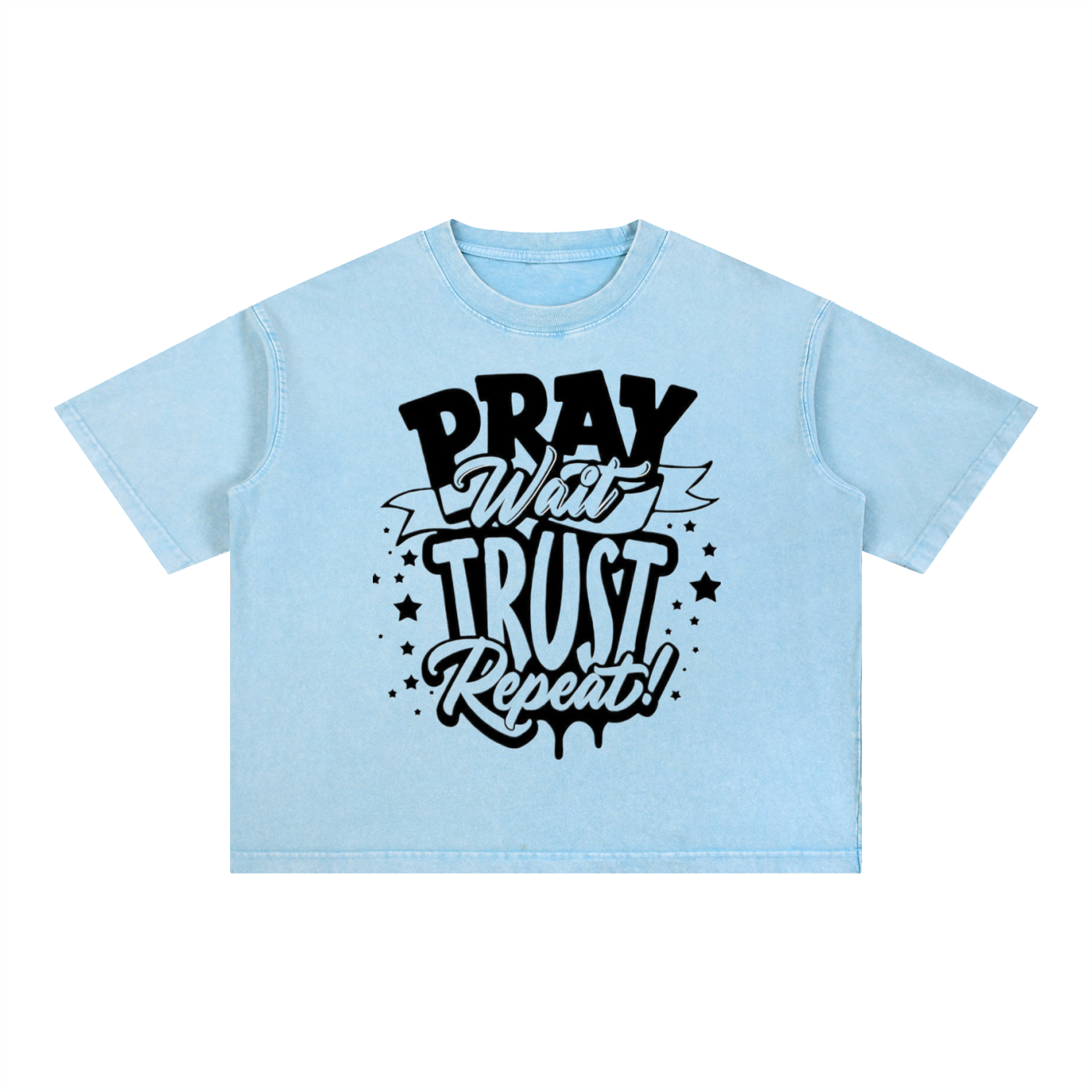 Mineral Wash Boxy Cotton T-Shirt