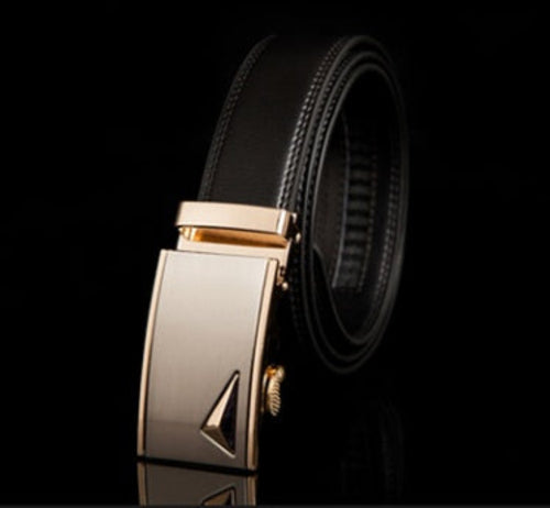 Men's leather factory direct belt buckle leather belt men's automatic