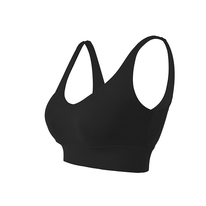 Soutien-gorge de sport haute intensité pour femme, dos magnifique, débardeur de fitness, course à pied, yoga, soutien-gorge amortissant