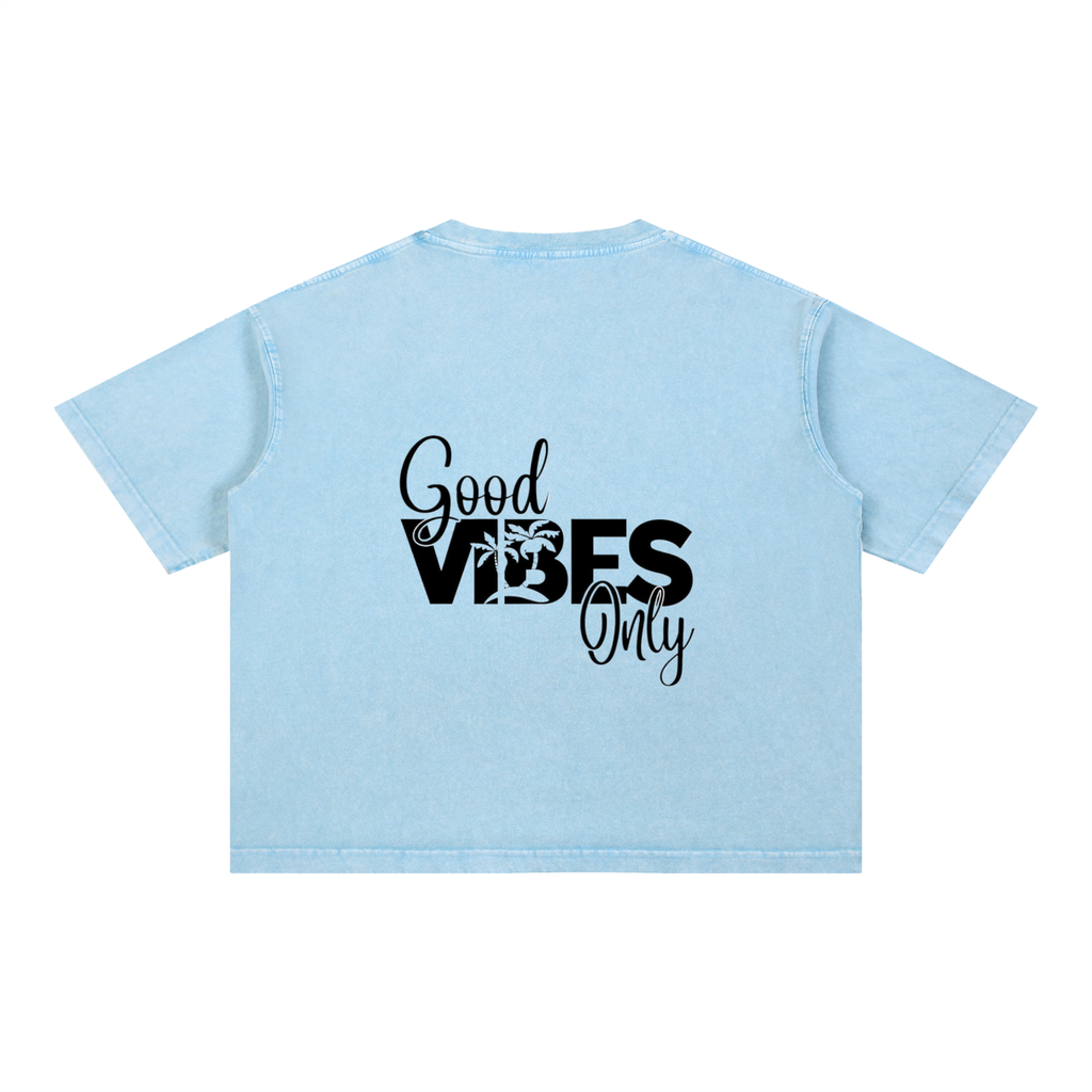 Mineral Wash Boxy Cotton T-Shirt