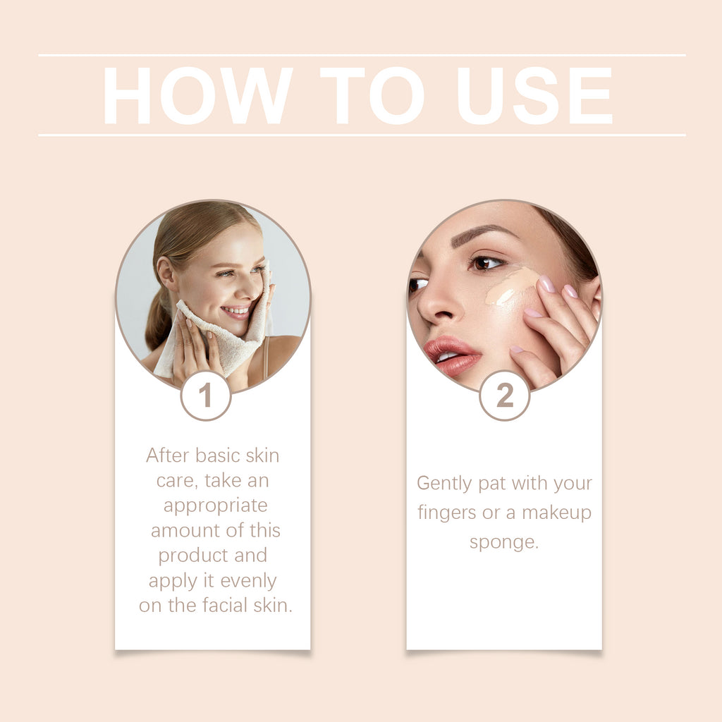 West&Month Moisturizing Liquid Foundation, Long-Lasting Long-Lasting Moisturizing Light Skin Care Liquid Foundation