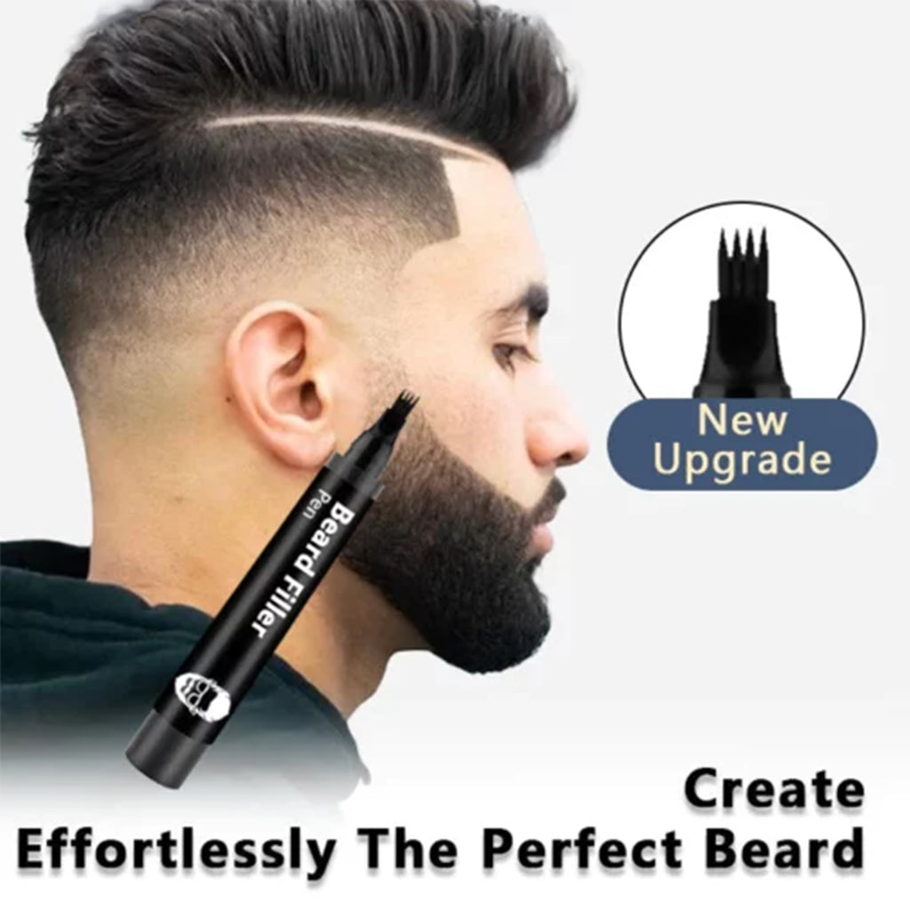 Stylo de remplissage pour barbe : détachable et facile à utiliser, il permet de créer facilement une barbe fournie.
