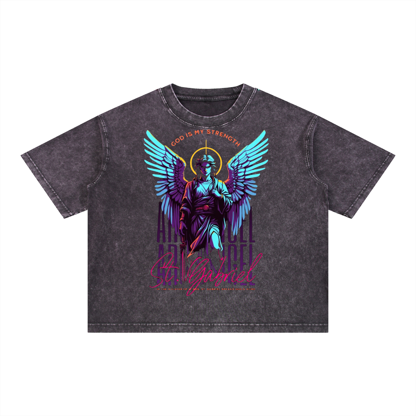 Mineral Wash Boxy Cotton T-Shirt