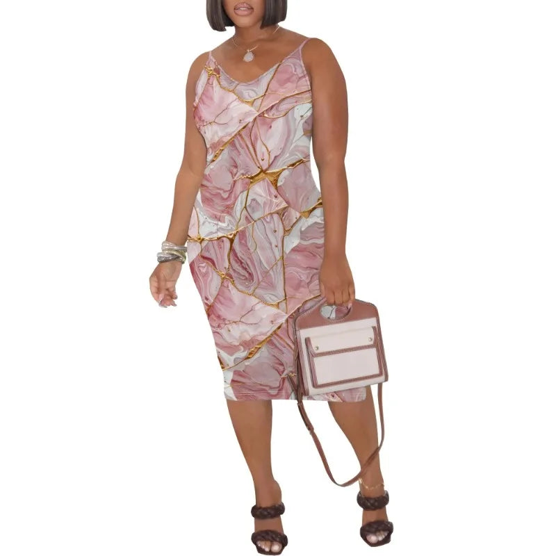 Vestido corto de verano para mujer, talla grande, sin mangas, estilo playero, holgado, informal 