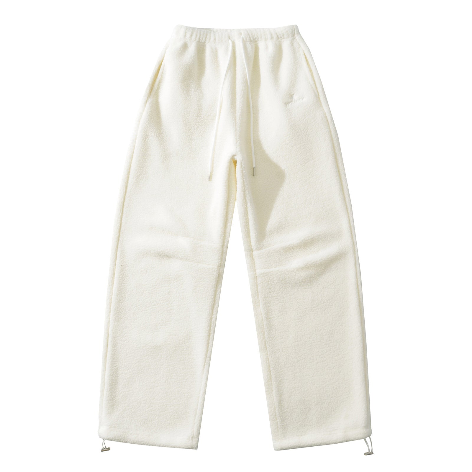 Shake fleece embroidered banana pants for women