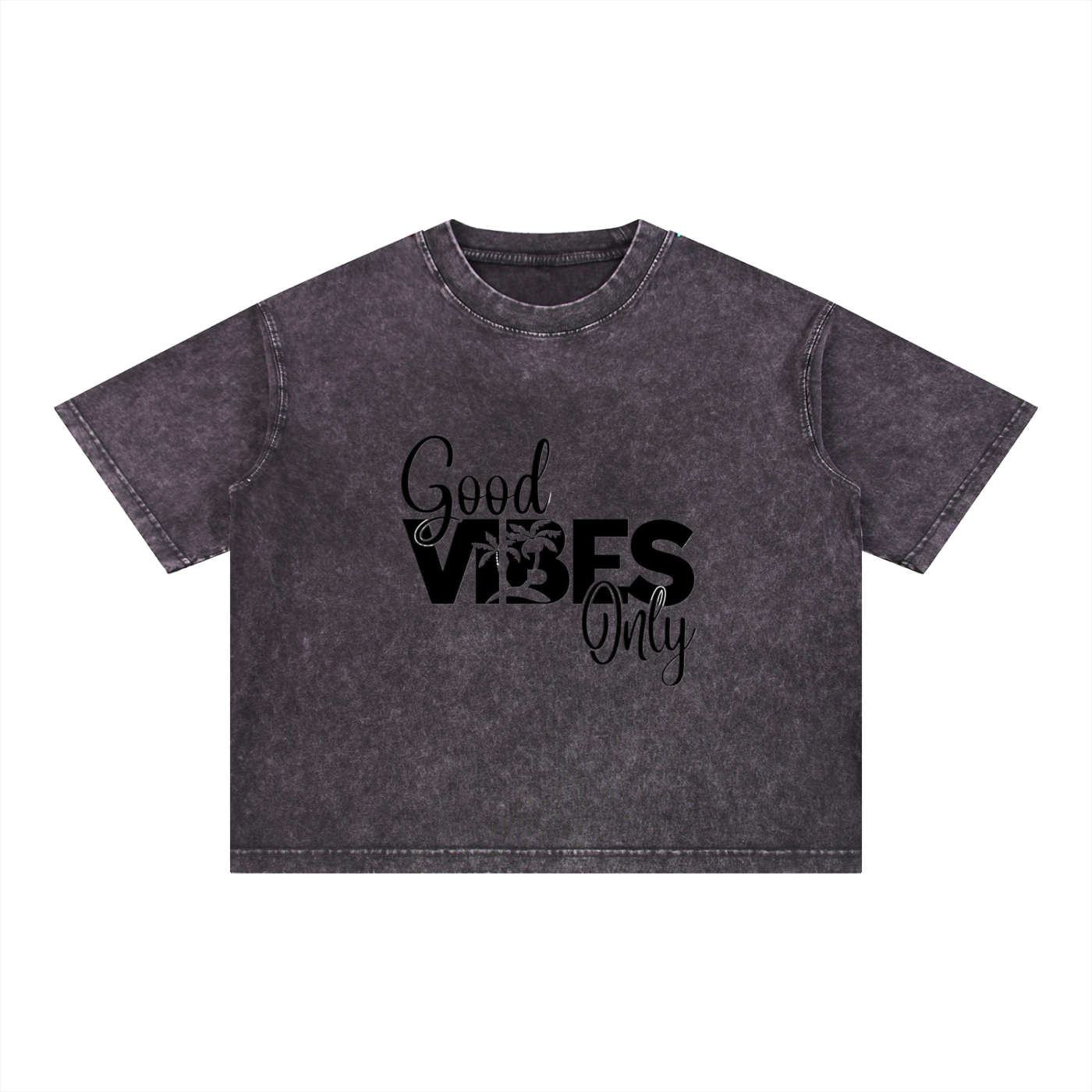 Mineral Wash Boxy Cotton T-Shirt