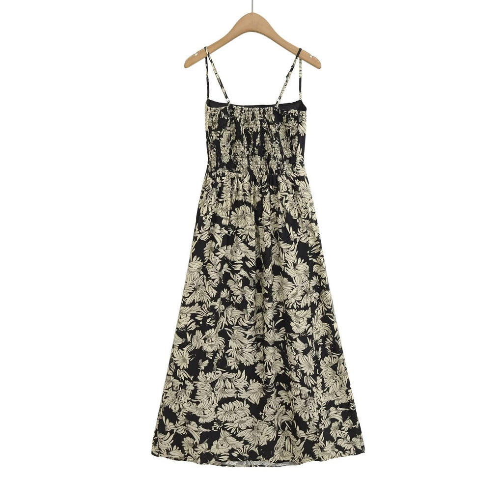 Strapless waist cinching camisole skirt