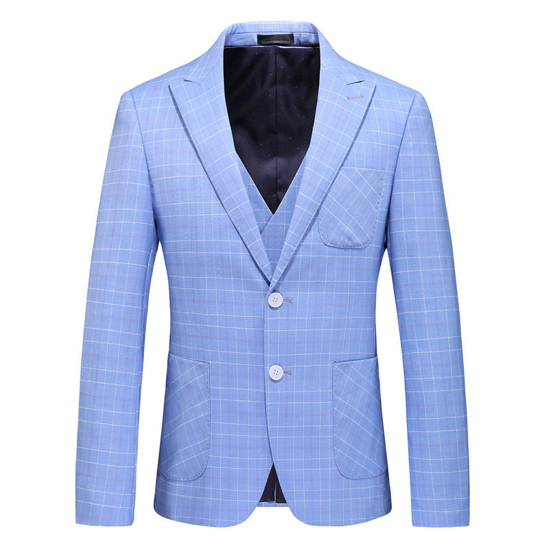 RoyalElite™ Men's Three-Piece Suit – Business & Event Perfection