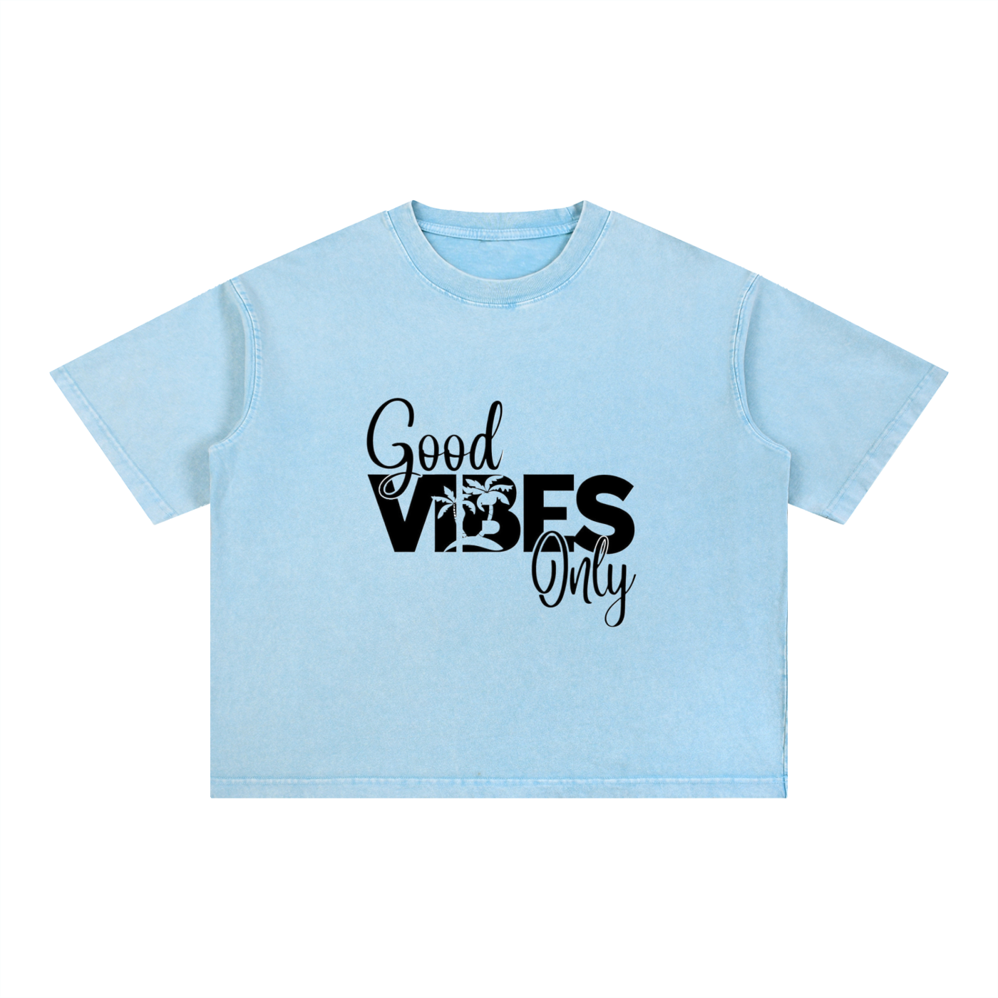 Mineral Wash Boxy Cotton T-Shirt