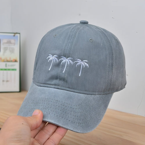 Water-washing Embroidery Retro Sun Hat For Women