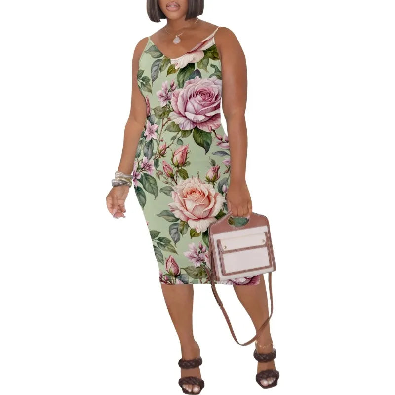 Vestido corto de verano para mujer, talla grande, sin mangas, estilo playero, holgado, informal 