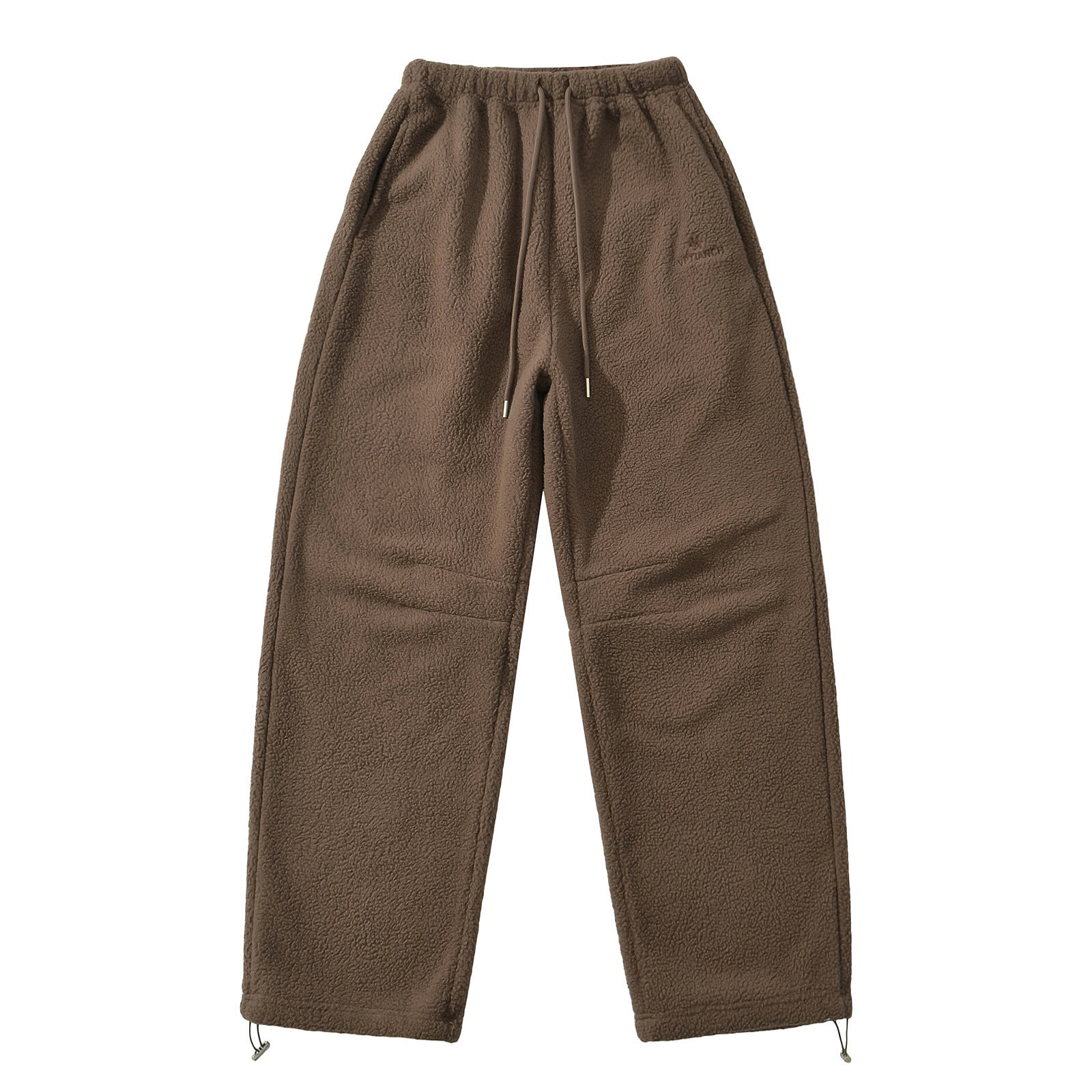 Shake fleece embroidered banana pants for women