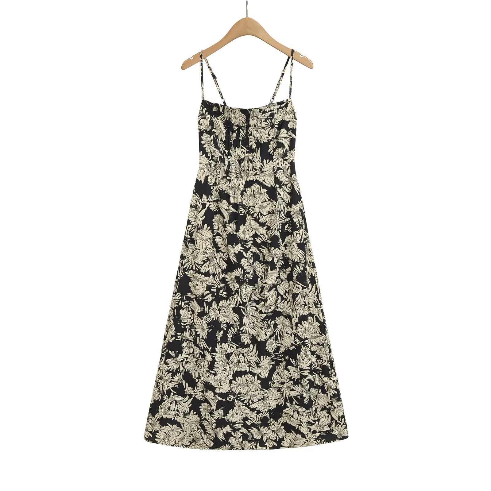 Strapless waist cinching camisole skirt