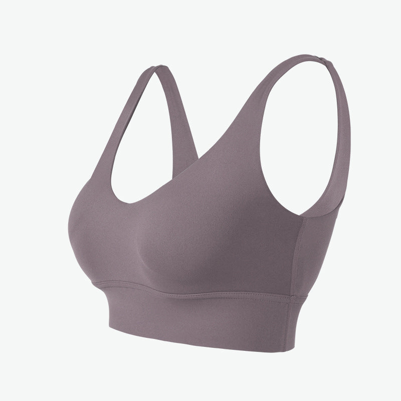Soutien-gorge de sport haute intensité pour femme, dos magnifique, débardeur de fitness, course à pied, yoga, soutien-gorge amortissant