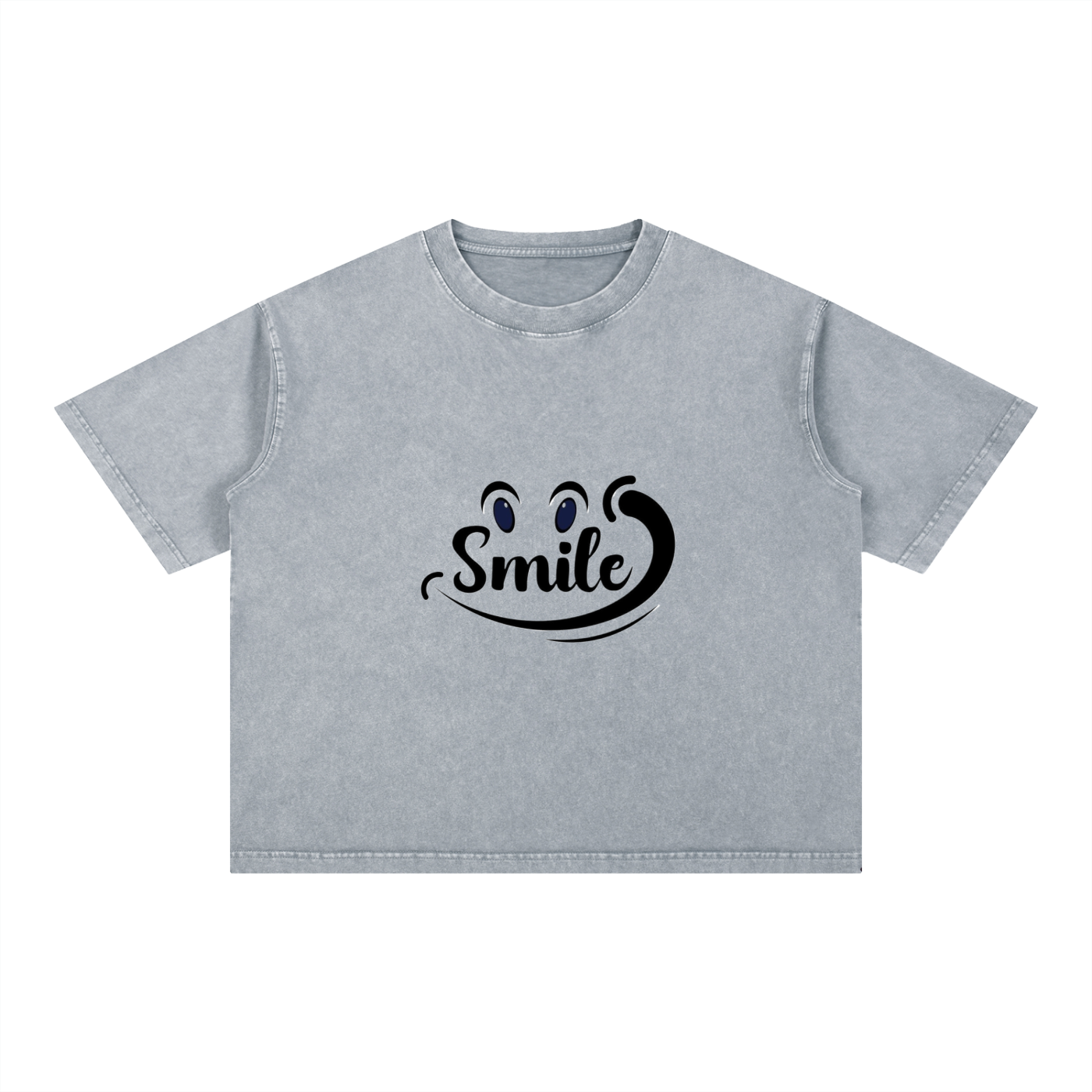 Mineral Wash Boxy Cotton T-Shirt