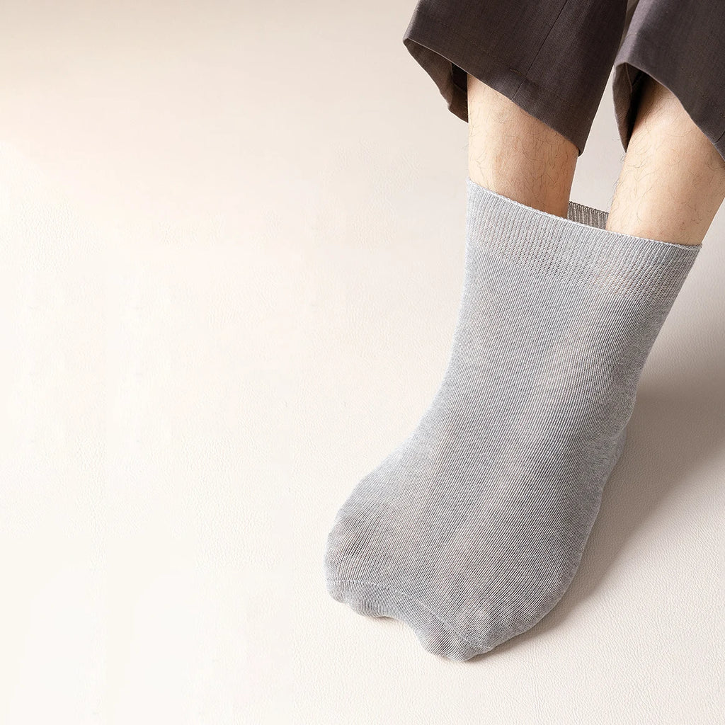 Pure cotton socks with loose cuffs for men and women