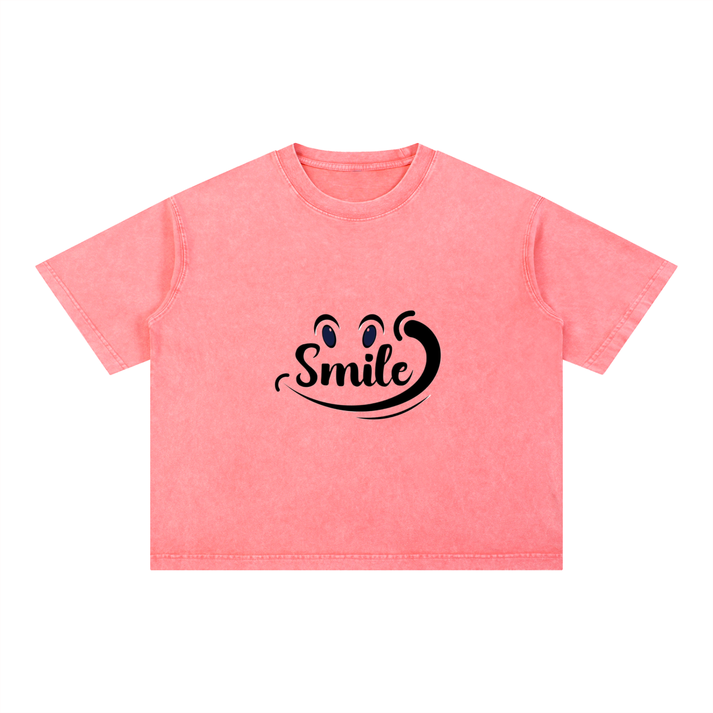 Mineral Wash Boxy Cotton T-Shirt