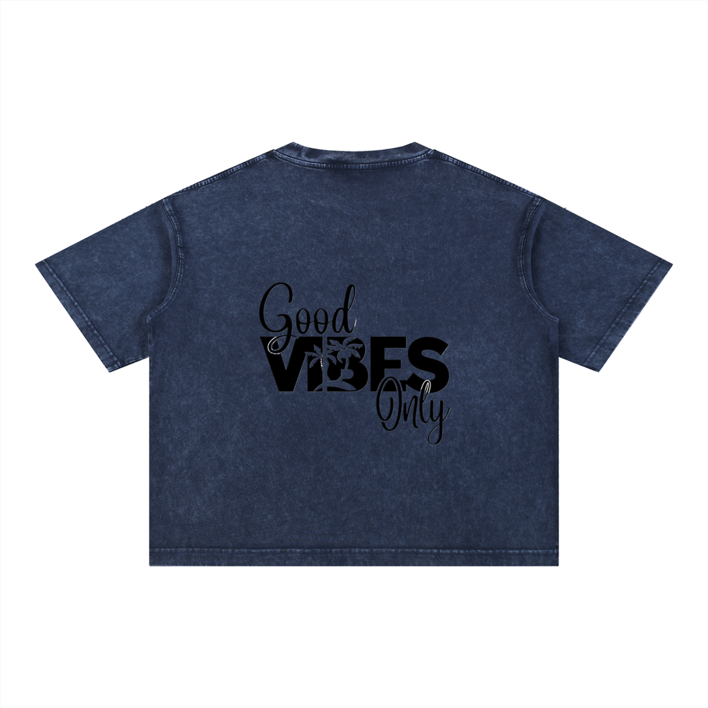 Mineral Wash Boxy Cotton T-Shirt