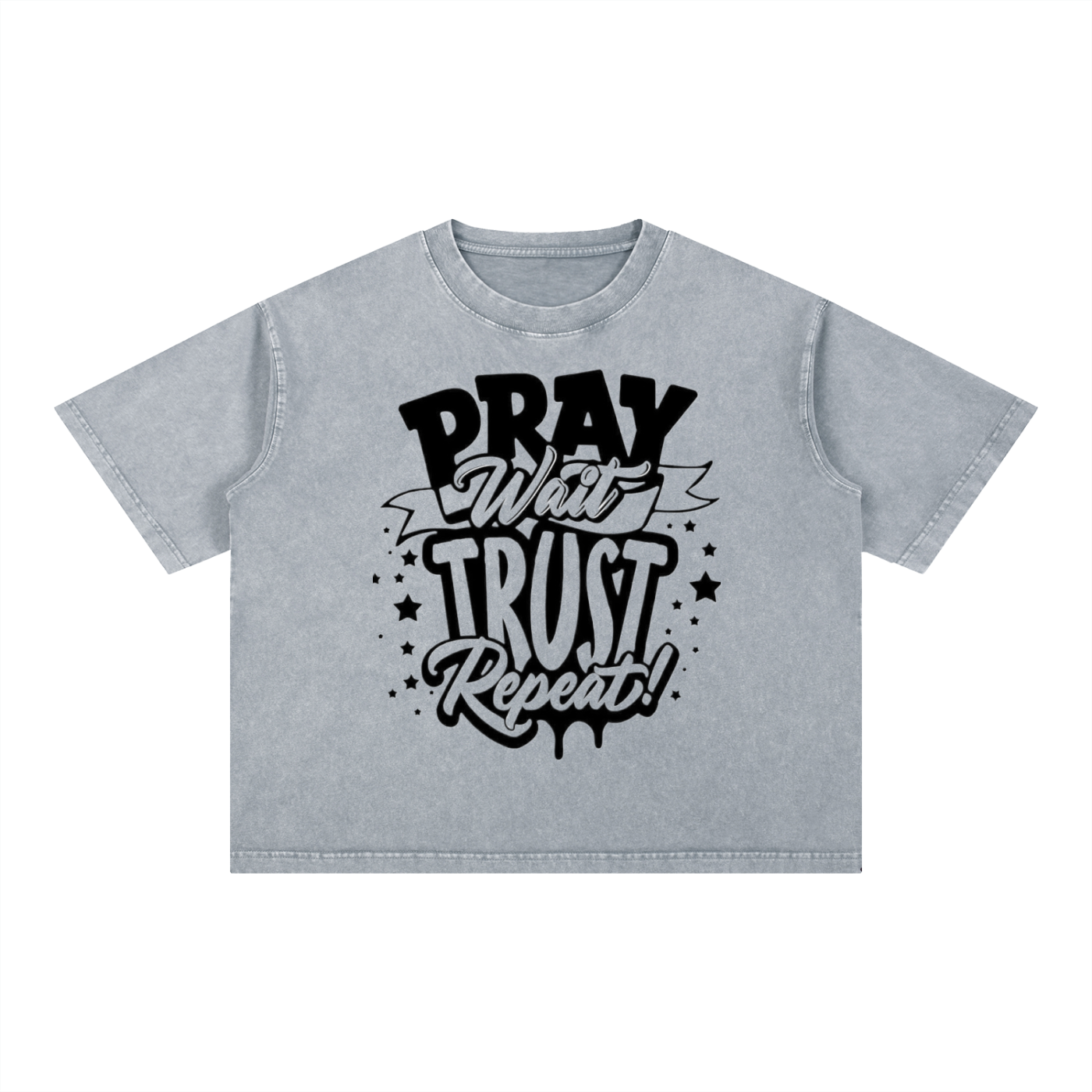 Mineral Wash Boxy Cotton T-Shirt