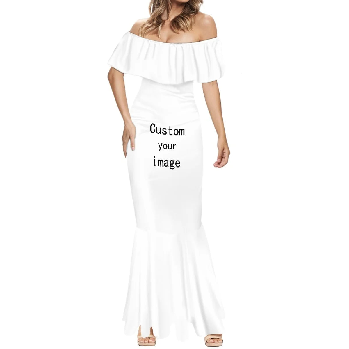 Elegant 2025 Premium Polynesian Puakenikeni Hawaiian Floral Print Made to Order Couture Fishtail Skirt Tonga Charming Style