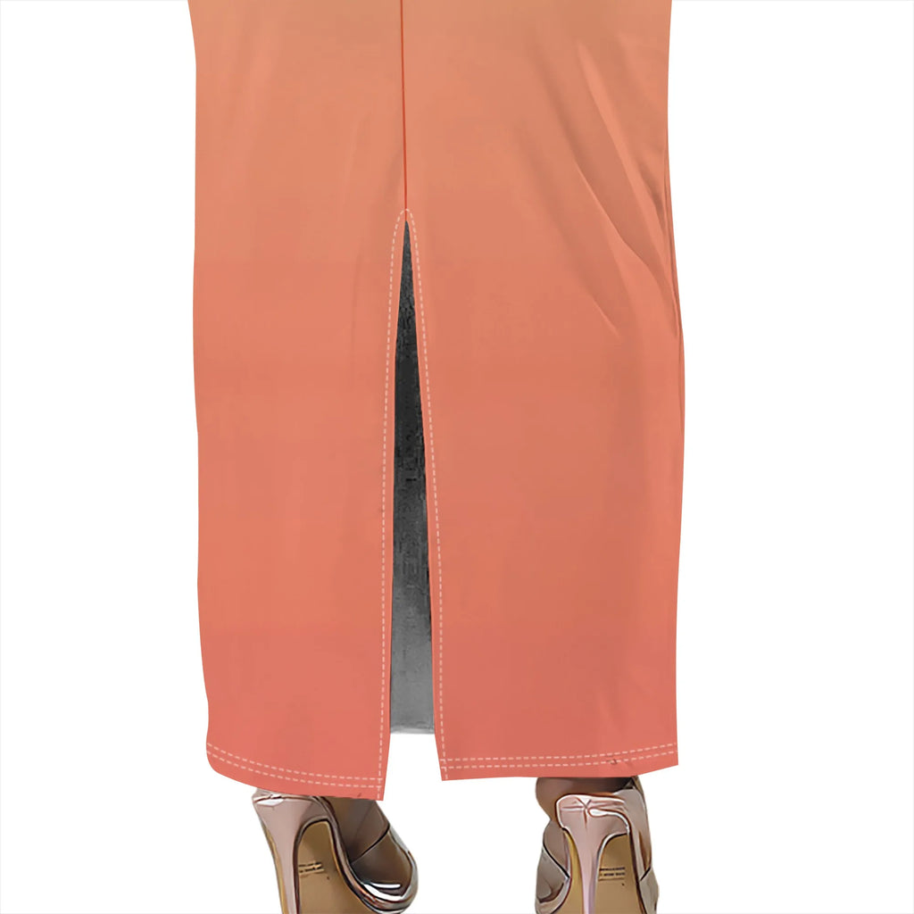 Women's Summer Short Sleeves Sexy Bodycon Tank Dresses Scoop Neck Elegant Casual Slim Fit Maxi Sundress Party Club