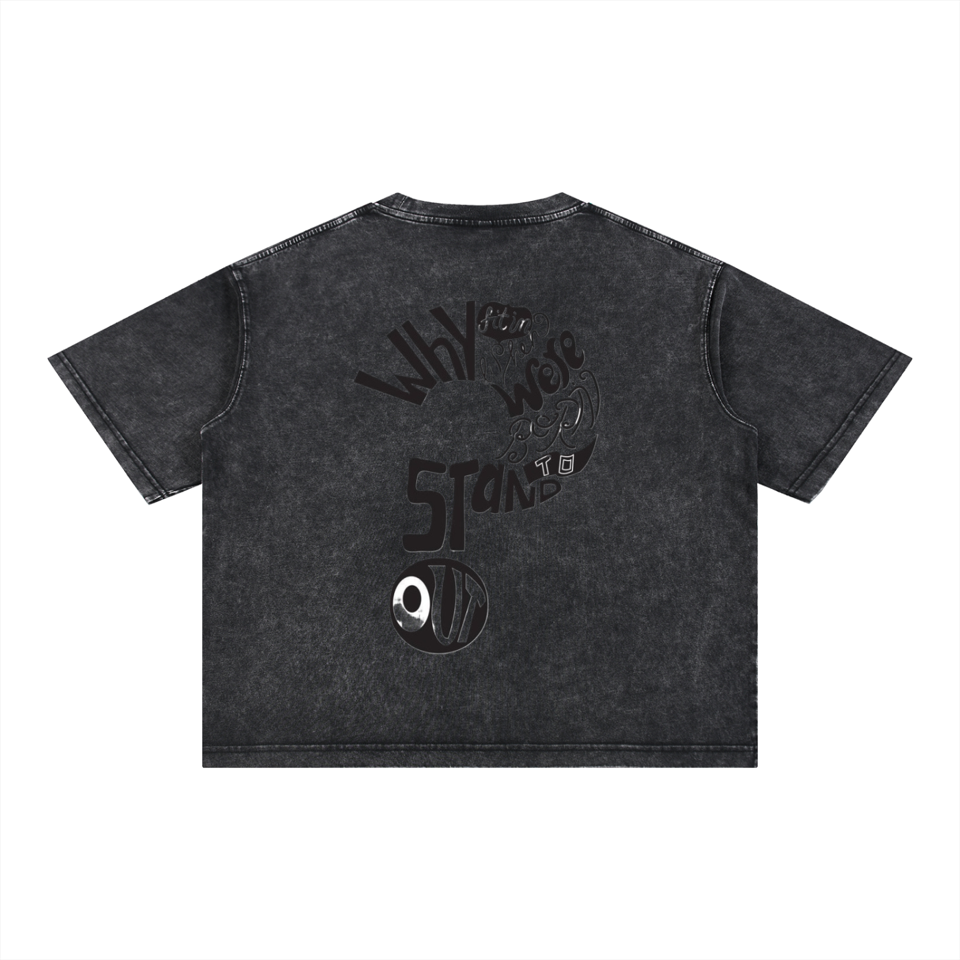 Mineral Wash Boxy Cotton T-Shirt