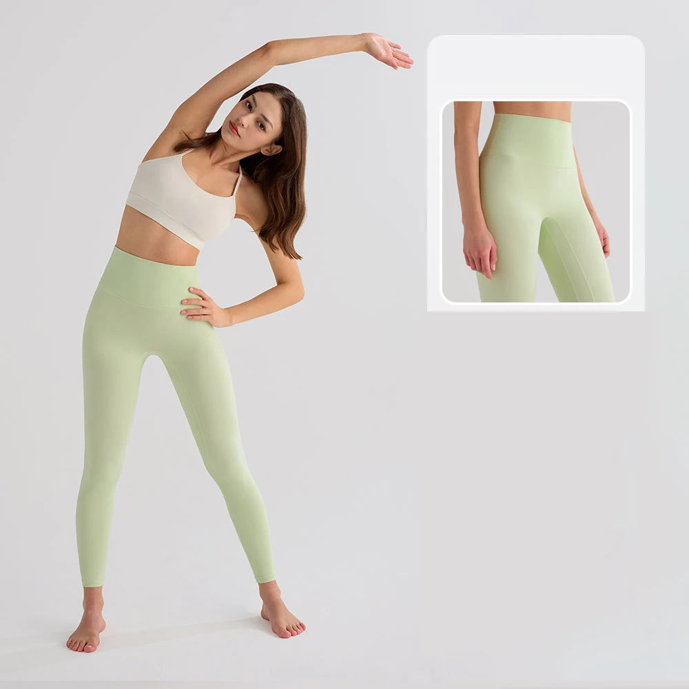 New Summer Hot Sale High Waist Women's Stretch Yoga Leggings Quick Drying Breathable Fitness Running Cycling Workout Gym Pants