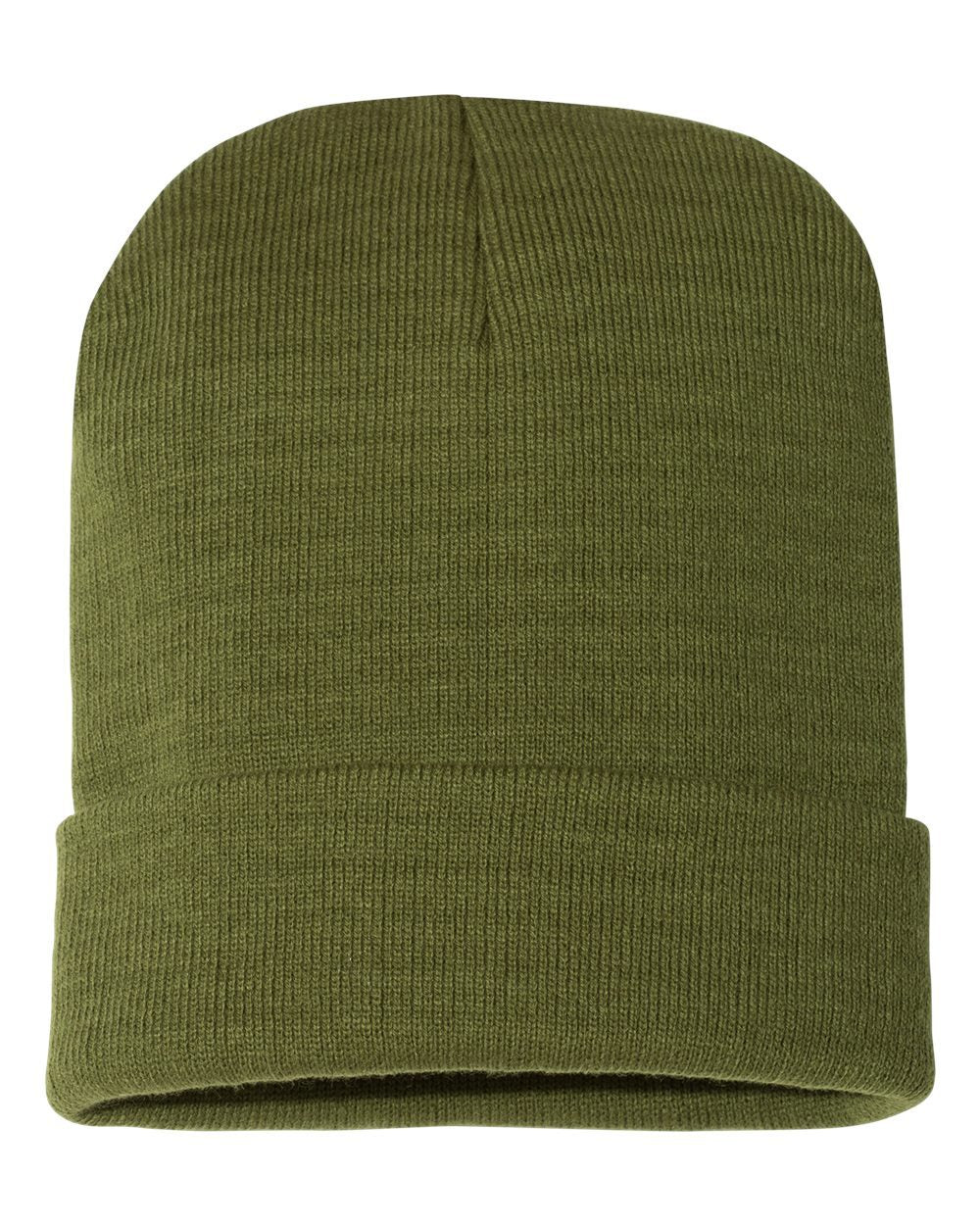 Bayside - Headwear - Winter, USA-Made 12" Knit Cuffed Beanie