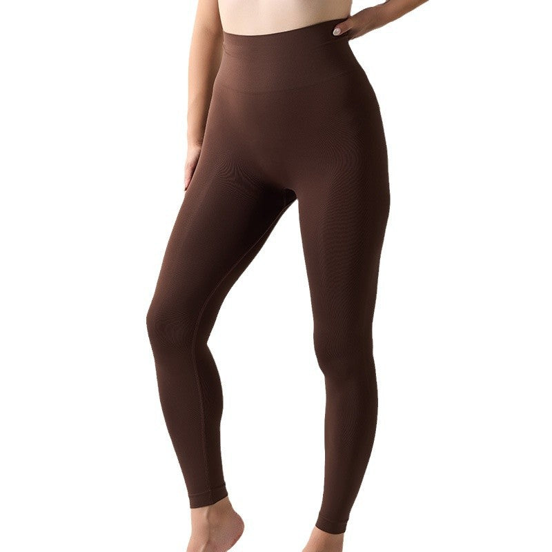 Pantalon de sport élastique et doux pour la peau, idéal pour le fitness, la course et le yoga.