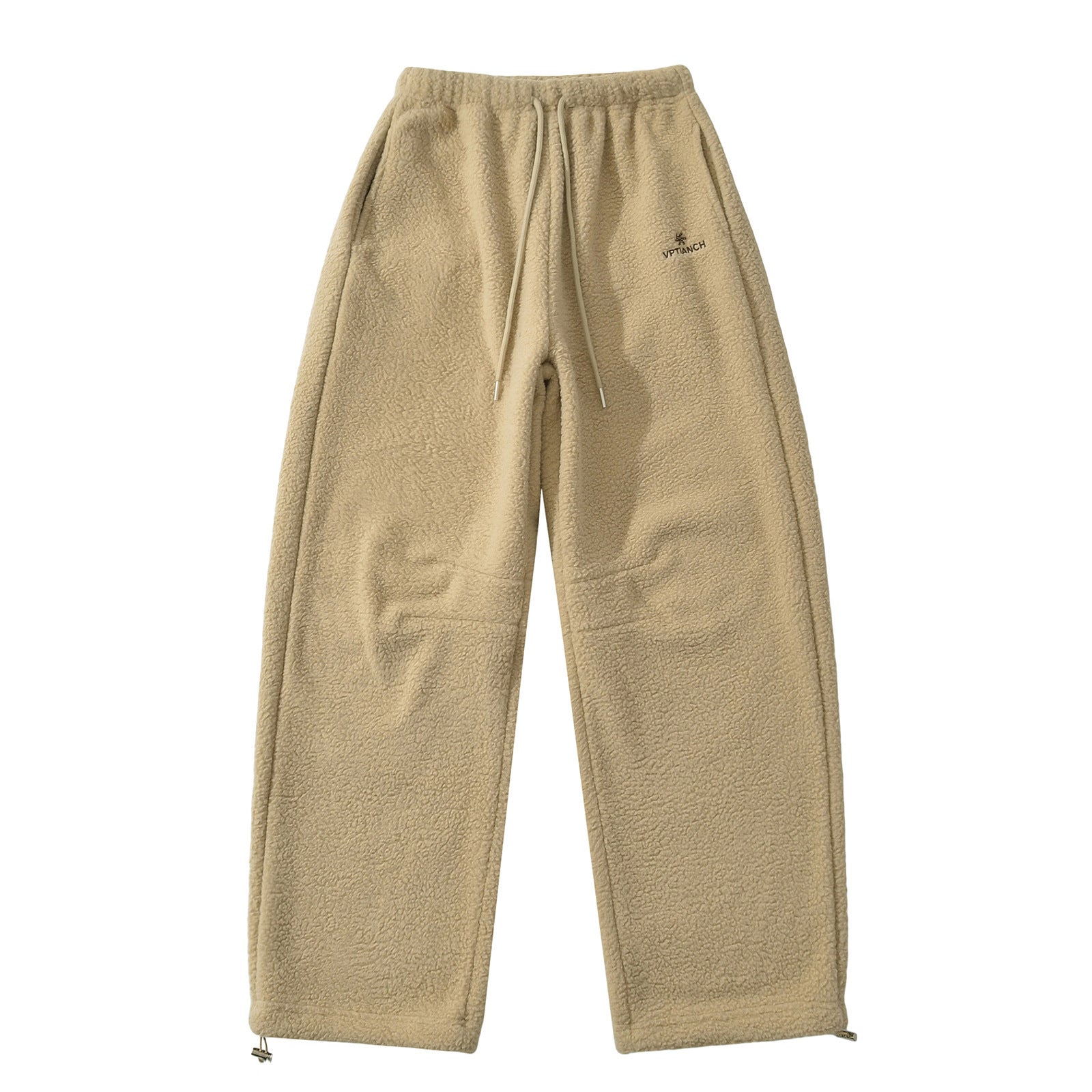 Shake fleece embroidered banana pants for women