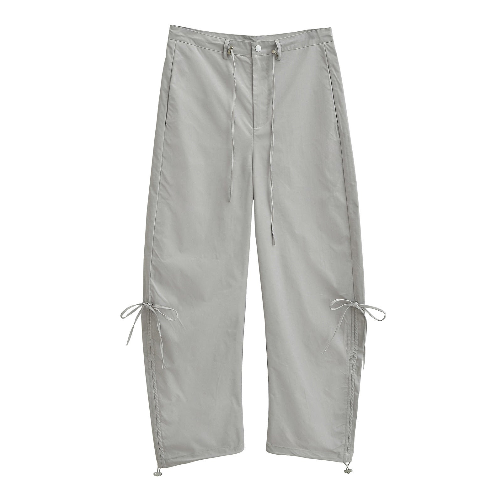 Bow tie tied work pants