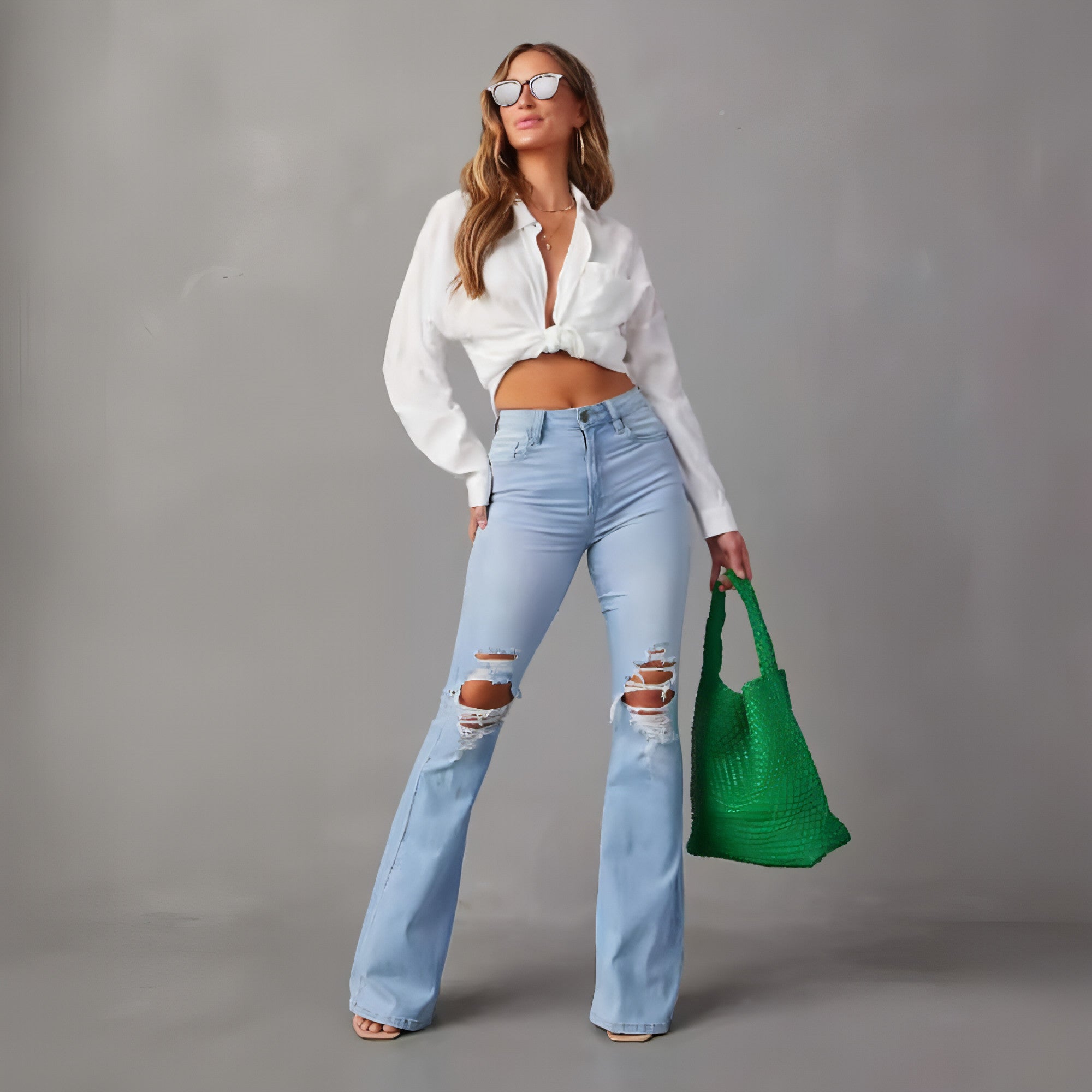 UrbanEase™ Wide-leg Jeans Women