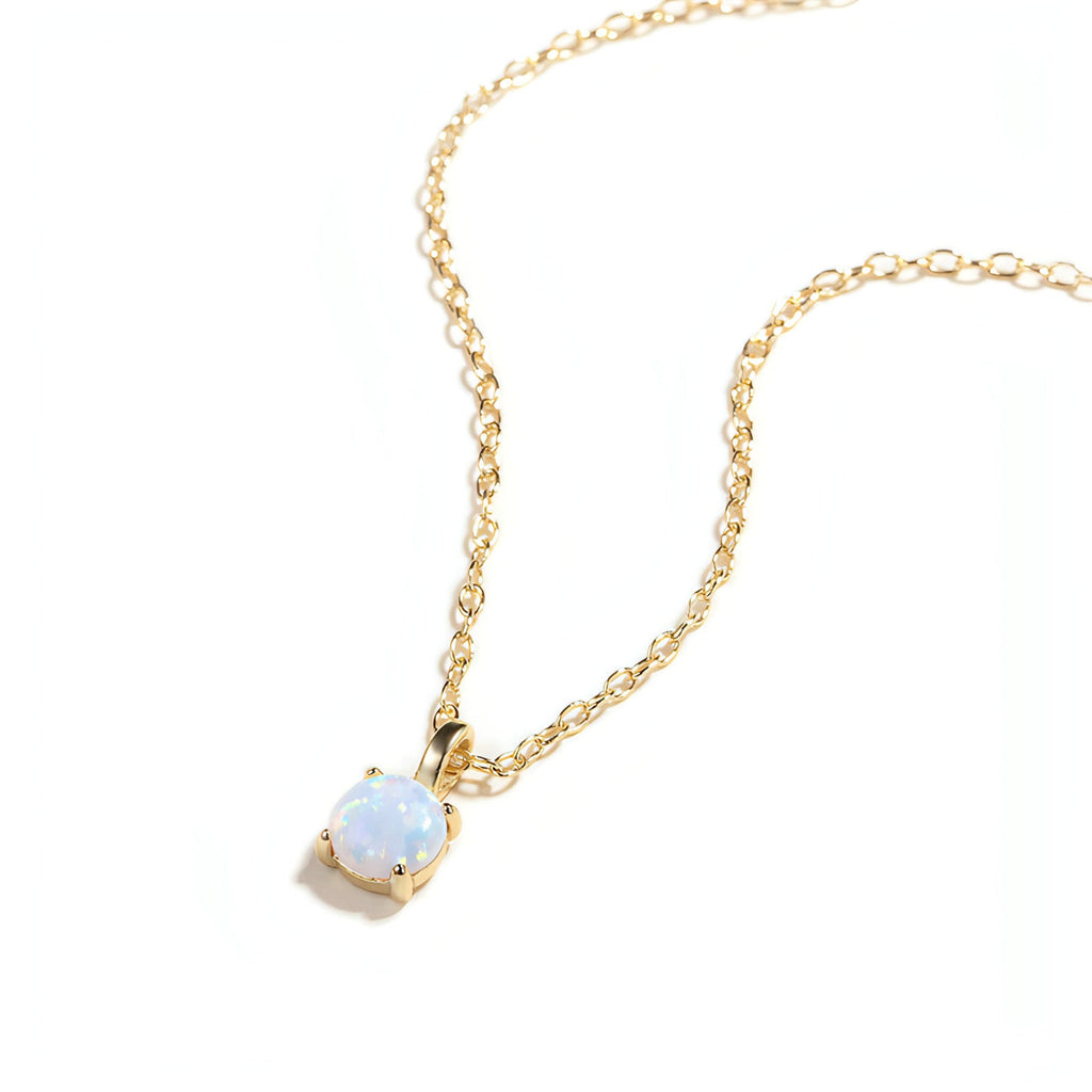 LuxeJewels™ – Aurora Opal Light Necklace