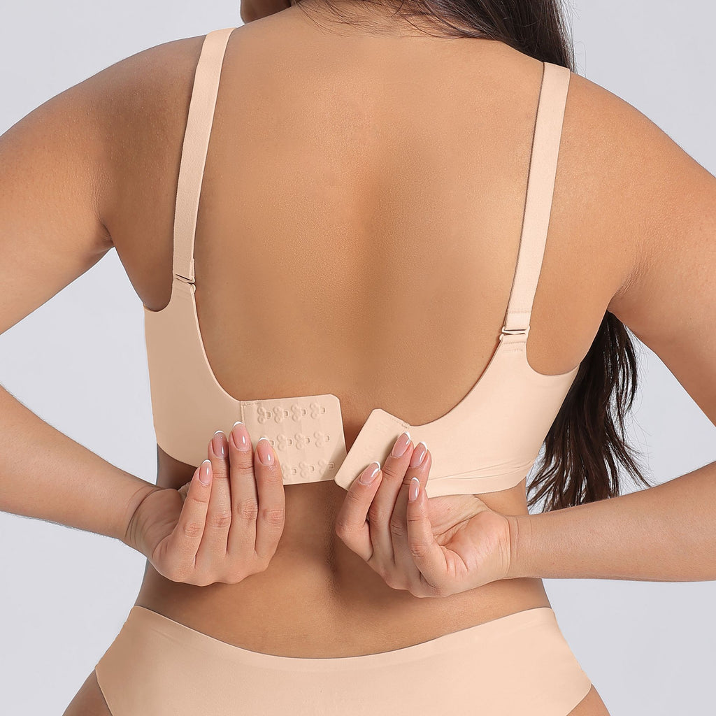 Wire-Free Side Support Lifting Underwire-Free Gel Seamless Nursing Underwear Customized