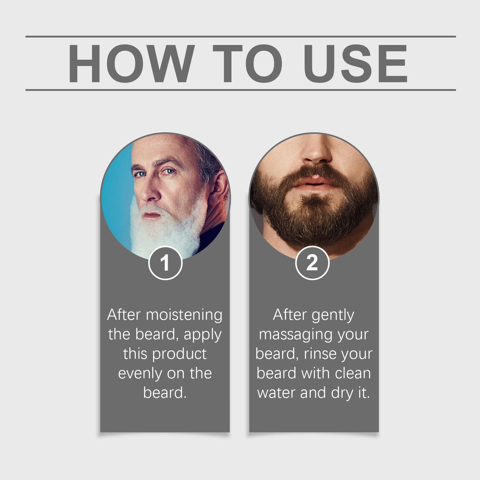 Shampoing pour barbe East Moon pour hommes : nettoie, hydrate et adoucit les poils du visage pour un rasage doux et net.