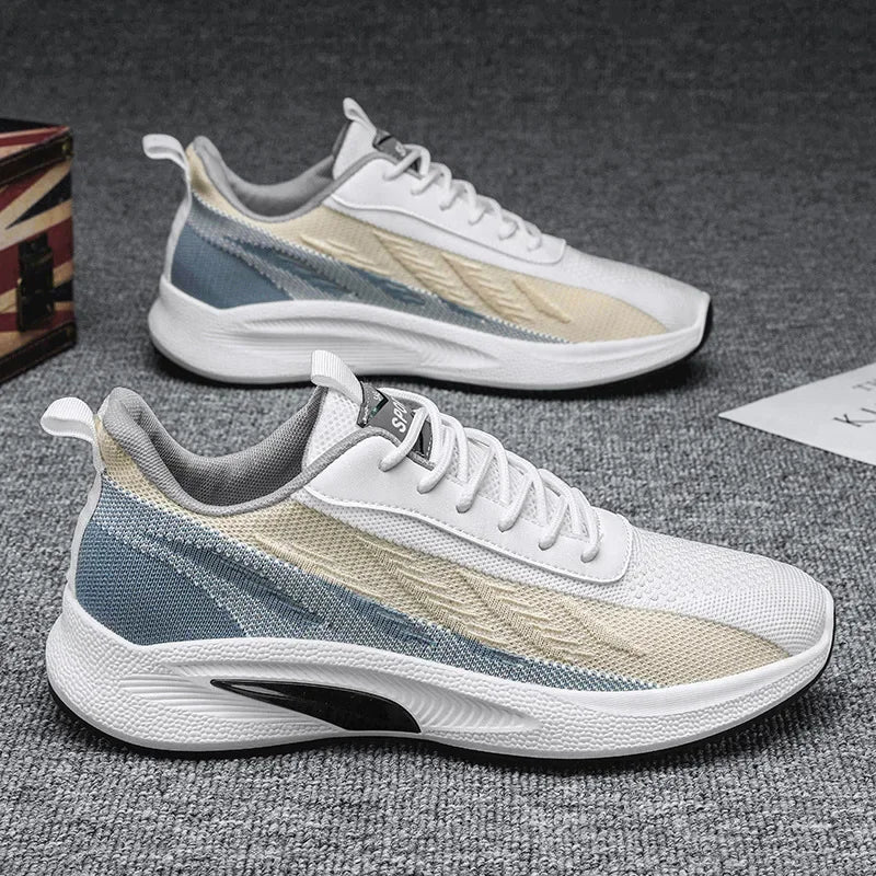 Chaussures de sport Flyknit pour hommes, respirantes et confortables pour la course à pied