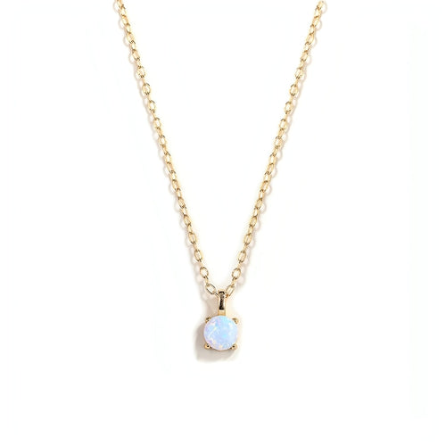 LuxeJewels™ – Aurora Opal Light Necklace
