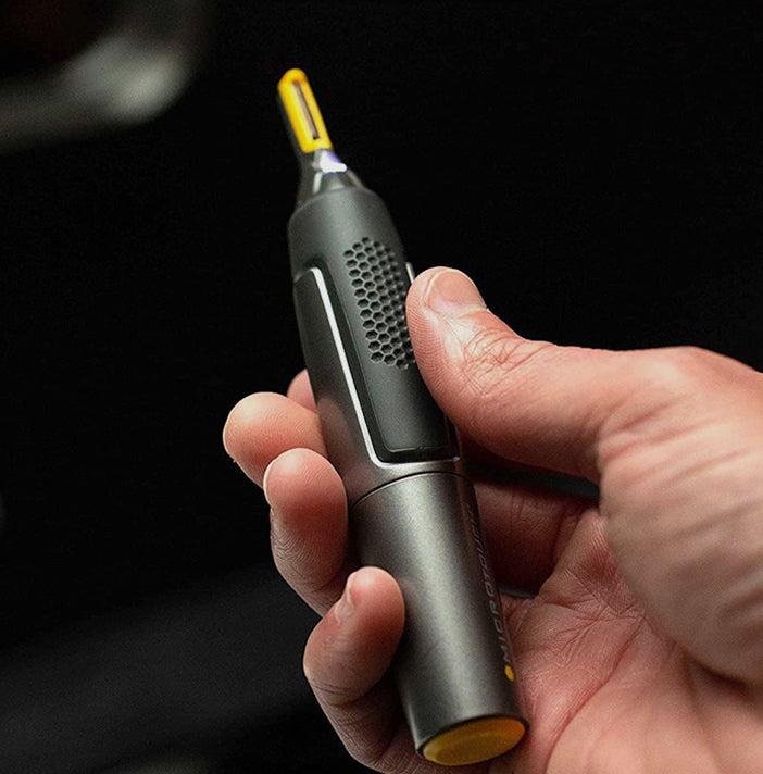 Electric nose hair eyebrow sideburns trimming and repairing device electric charging mini shaver shaving knife for men