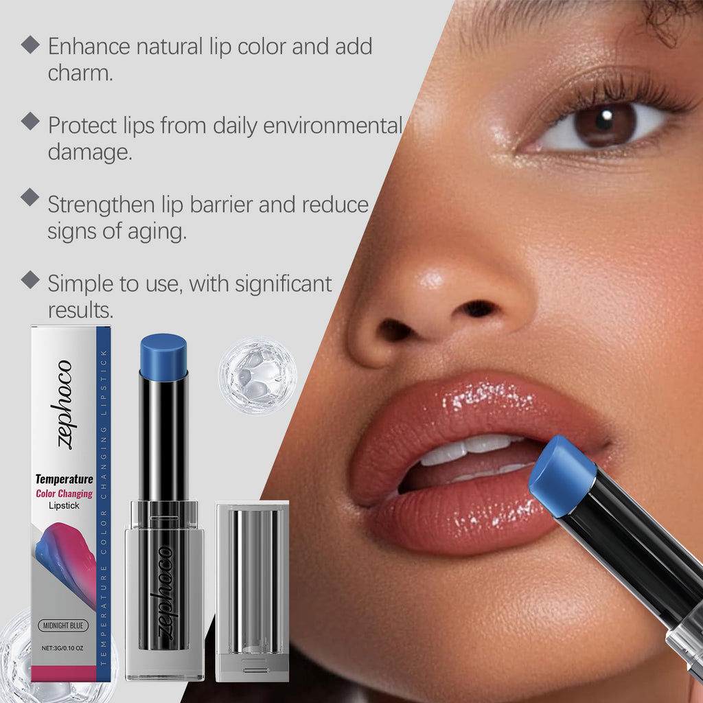 zephoco Midnight Blue Warming Lip Balm, Pamper, Nourish, Moisturize, Moisturize And Improve Dry Lip Skin