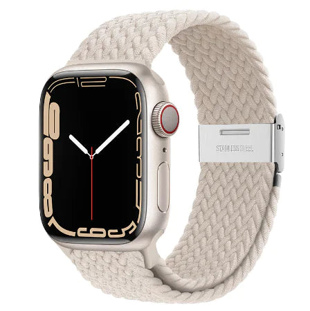 Nylon Woven Apple Watch Strap with Anti-Slip Buckle (1 pc)