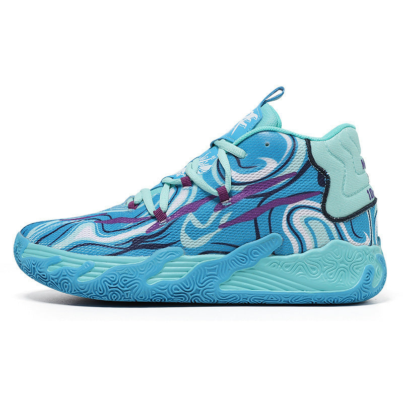 Zapatillas de baloncesto MB.03 de tercera generación, moradas, para hombre y mujer, con amortiguación y antideslizantes, para interior y exterior.