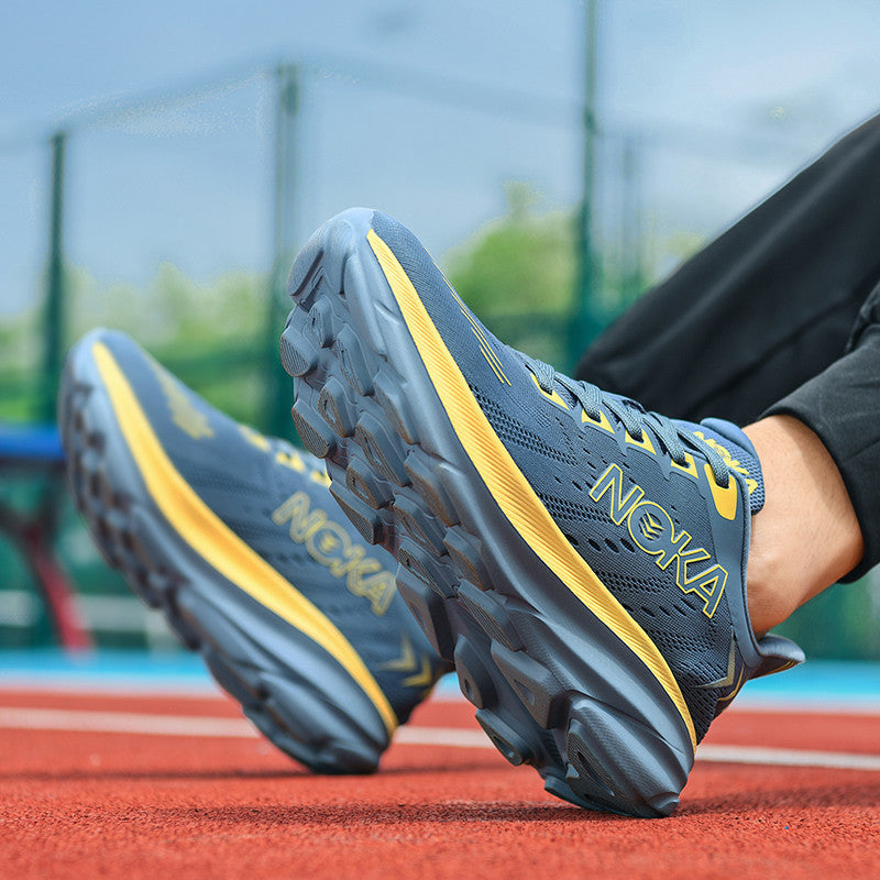 Simple Men's Versatile Lightweight Casual Comfortable Running Shoes Fashionable Trendy Sports Sneakers