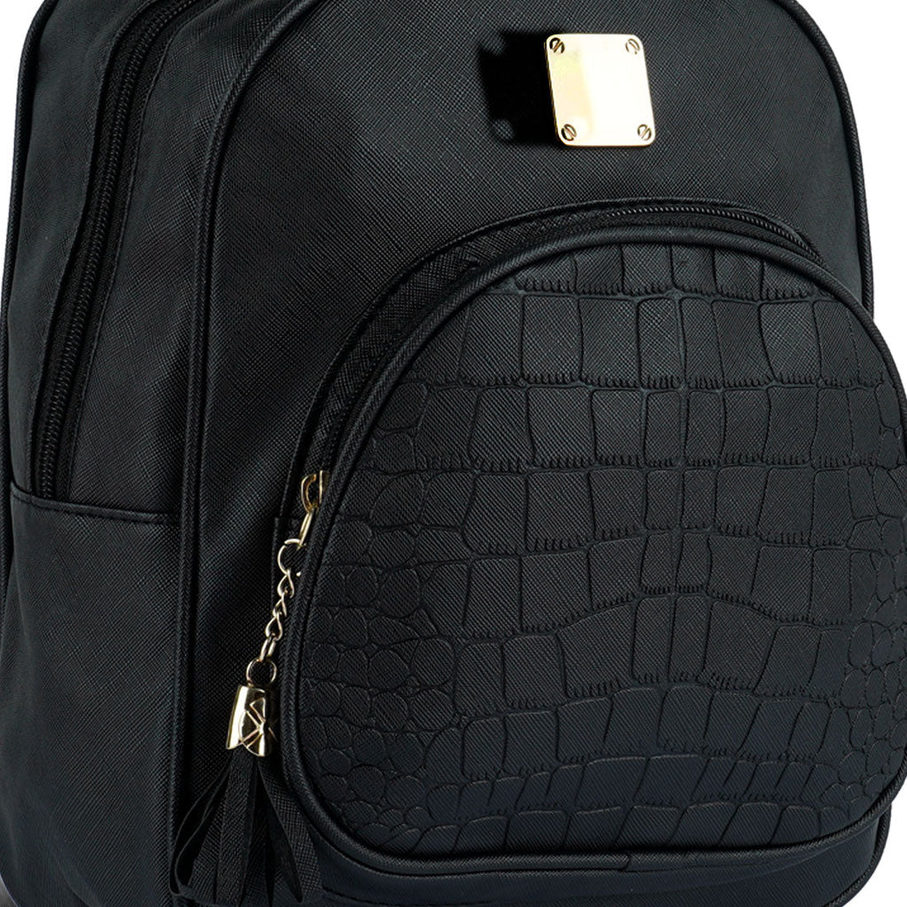 Croc Patterned Mini Backpack