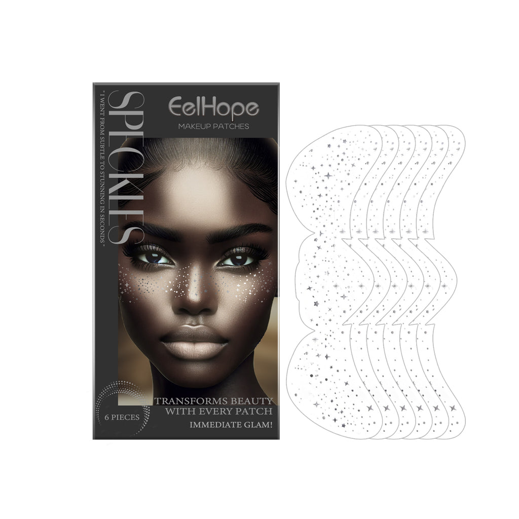 Eelhope Spot Makeup Patch Glitter Spot Tattoo Stickers Easily Create Freckle Makeup Contouring Patch