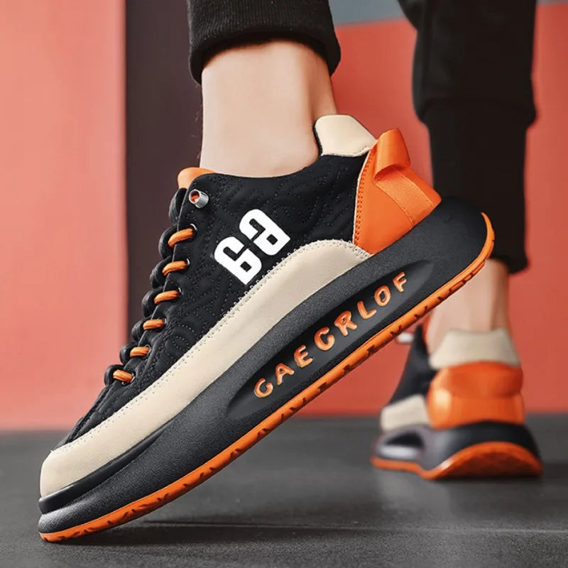 Men Sneakers Spring Breathable Comfort Casual Shoes Male Flat Shoe Fashion Luxury Brand No-slip Running Shoes Tennis Sports Shoe