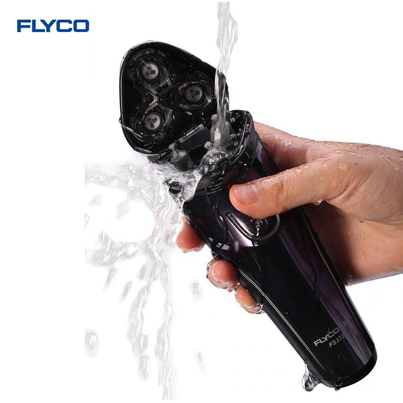 Rasoir électrique professionnel lavable pour le corps FLyco, rechargeable, 3D flottant, FS372